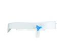 [9.7207C] Surélévateur de toilette - Rehotec - amovible - avec couvercle - Poids max. 180kg - blanc - Hauteur 7cm