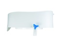 [9.7215C] Surélévateur de toilette - Rehotec - amovible - avec couvercle - Poids max. 180kg - blanc - Hauteur 15cm