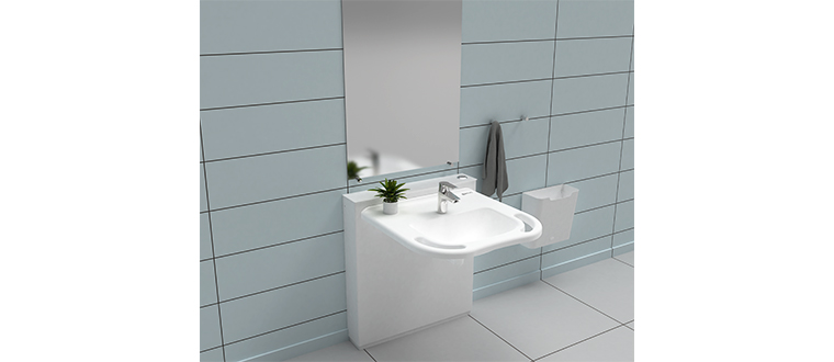 Lavabo - Standard line réglable en hauteur 70-100cm - électrique