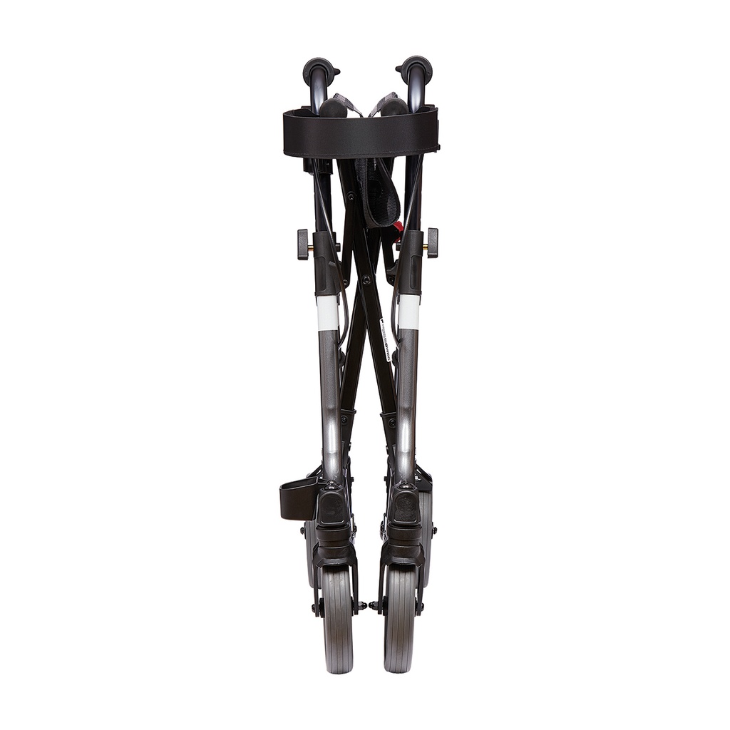 Rollator - Taima M Eco - 4 roues - acier - pliable - anthracite