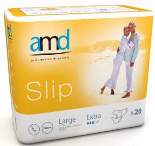 Change complet - AMD - Slip - Extra - Taille L - 20 unités - 11033000