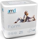 Anatomische Inkontinenzeinlage - AMD Form - Mini - 1 Tropfen - 20 Stück