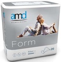 Anatomische Inkontinenzeinlage - AMD Form - Maxi+ - 5 Tropfen - 20 Stück