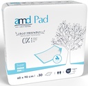Alèse - AMD - 60x90cm - Utilisation à usage unique - 4 gouttes - 30 unités - 14034000
