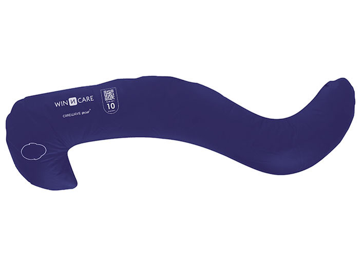 Coussin de positionnement - CAREWAVE PLUS - Latéral 30° - 180x55x15 cm - housse confort Lenzing