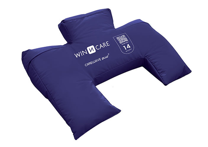 Coussin de positionnement - CAREWAVE PLUS - Demi-fleur - 70x50x10 cm - housse confort Lenzing