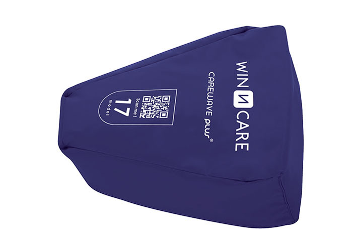 [VCAR17HB] Coussin de positionnement - CAREWAVE PLUS - Abduction hanche - 35x28 cm - housse Promust CIC soudée