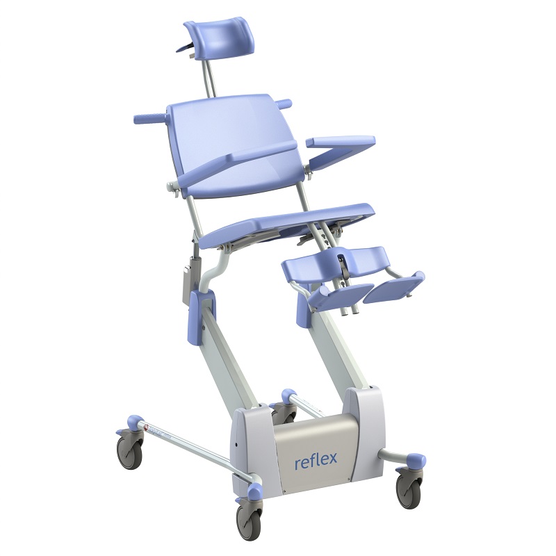 [51005600] Chaise de douche-toilette - avec repose-pieds double - Reflex 5600