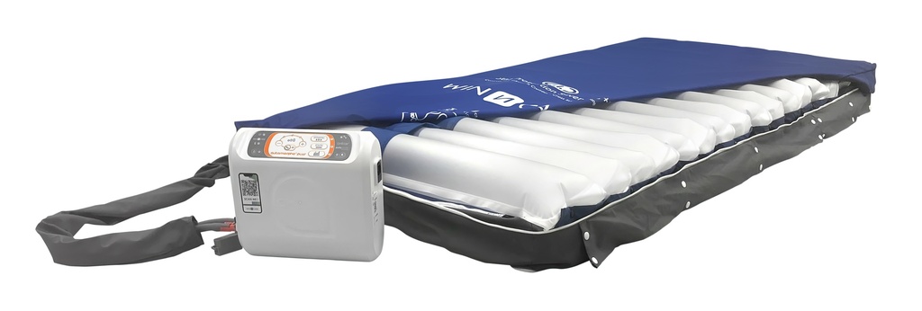 Matelas à prévention d'escarre - Axtair Automorpho Plus (INS) - à air - 100x200x17cm - Risque d'escarres moyen à élevé - avec housse Promust CIC 