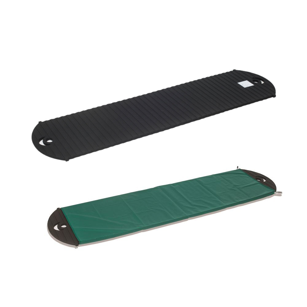 Planche de transfert - 2Move L Non-Foldable set avec couverture nylon  - Longueur 1900mm - Largeur 500mm - vert