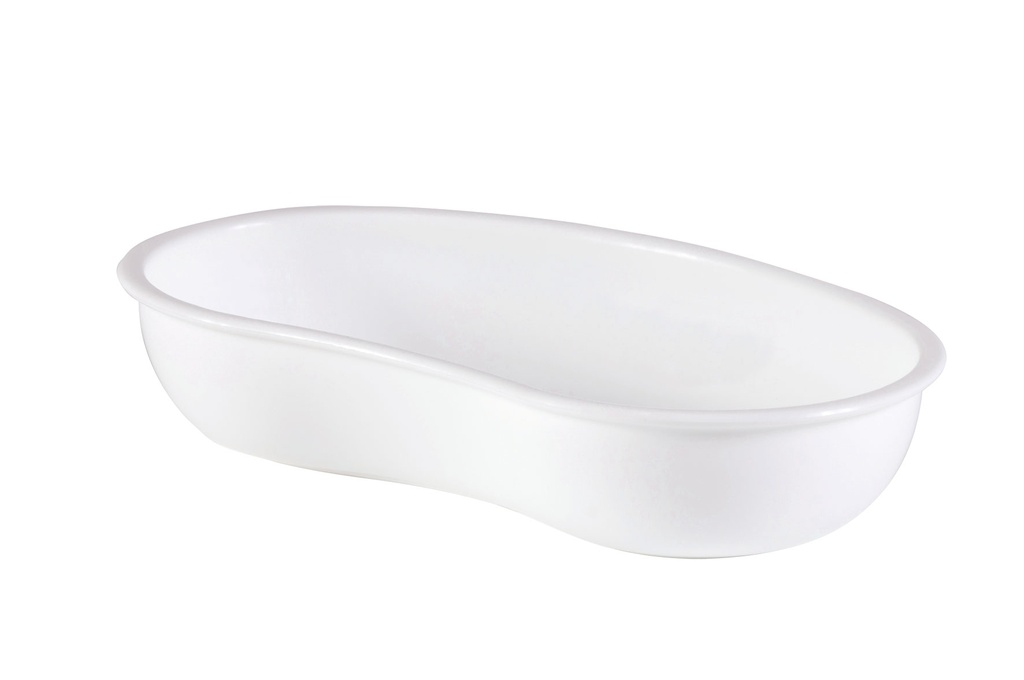Bol incurvé - Haricot - PVC - blanc - 600 ml