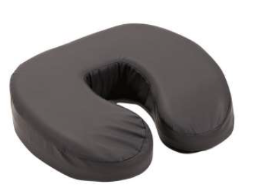 Coussin mousse à mémoire de forme - Demi-anneau - 30 x 28 x 7.3