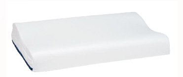 [44.1100B] Oreiller - cervical viscoélastique perforé - blanc -60 x 35 x 9cm