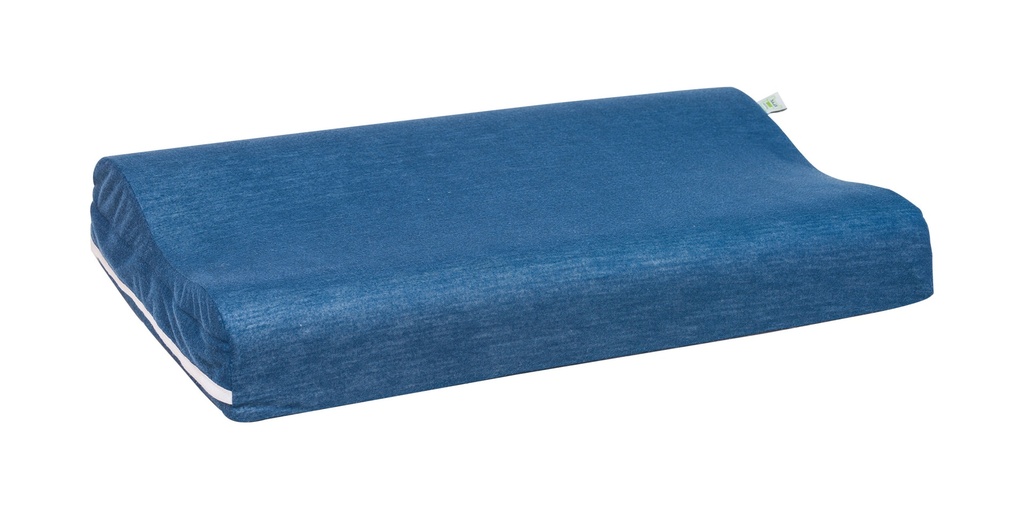 [44.1100M] Oreiller - cervical viscoélastique perforé - Marine  -60 x 35 x 9cm