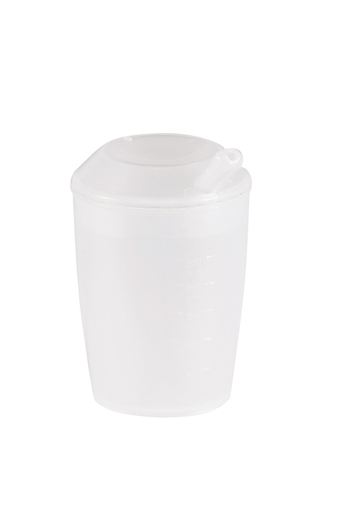 Goblet - PVC - blanc - 25cl