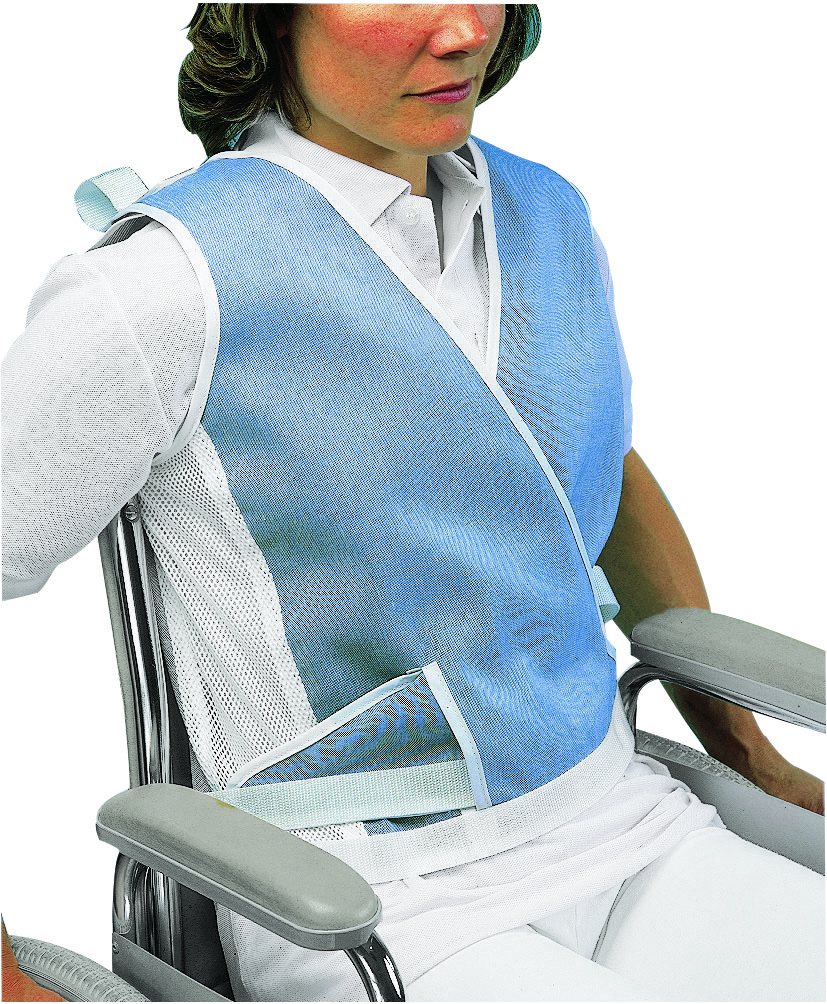 Harnais thoracique - Gilet de soutien – Bleu – Classic - Taille S