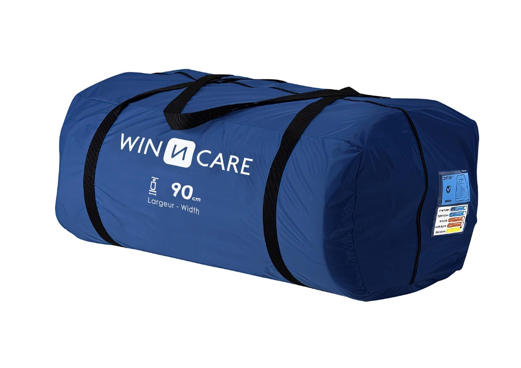 Sac de transport BLEU pour matelas  Axtair Automorpho  100 (superposables)  : PROPRE
