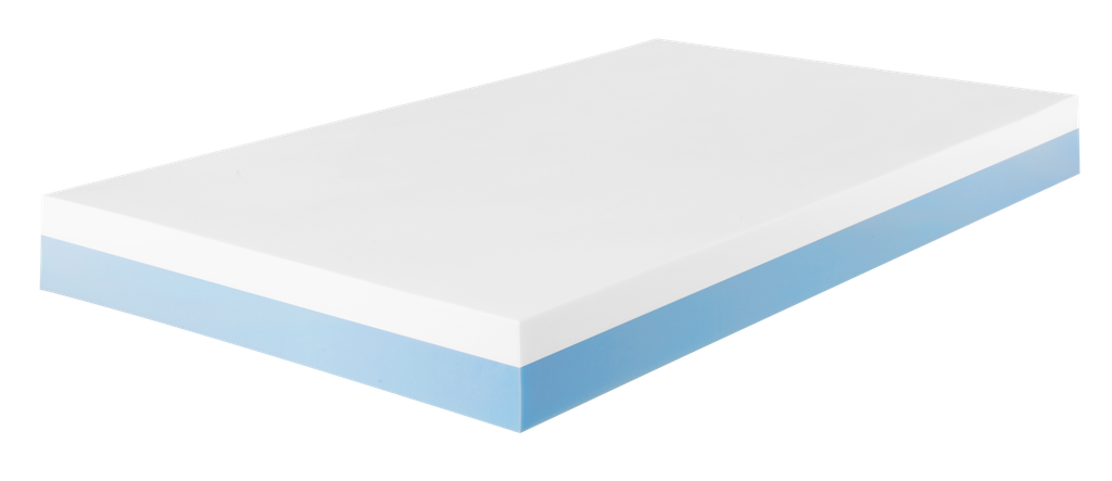 Matelas  à prévention d'escarre - NOVAFORM XL pour lit de 120 cm-  Housse Pharmatex intégrée - zip sur 1 côté -  120 x 198 x H 14,5 cm - roulé et compressé.