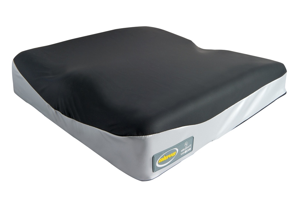 [VCAG4340] COUSSIN - ALOVA - galbé - prévention des escarres - mousse viscoélastique -  2 housses Promust PU antidérapantes - 43 x 40 x > 6cm