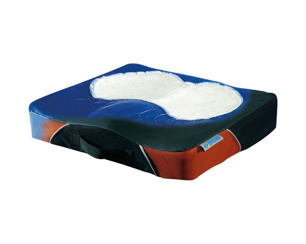 Coussin de prévention d'escarres - Duoform - moulé - Risque d'escarres moyen - 45x42x8cm - en gel viscoélastique