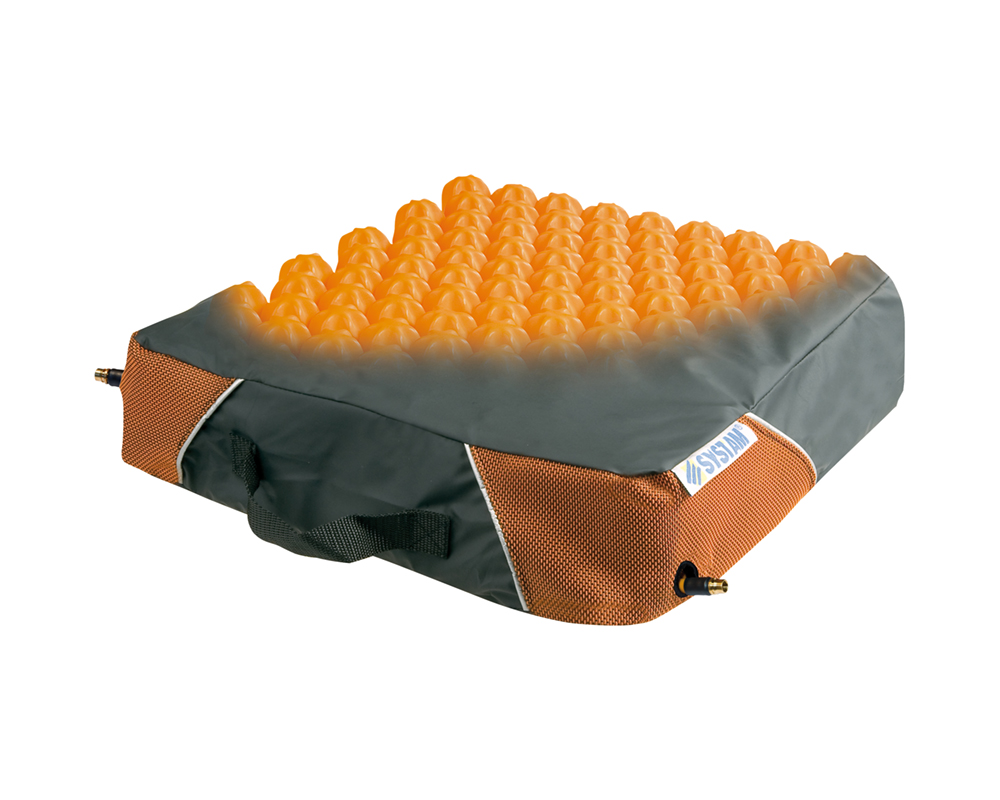 Coussin de prévention d'escarres - Polyair - Risque d'escarres élevé - 40x40x10cm - à air