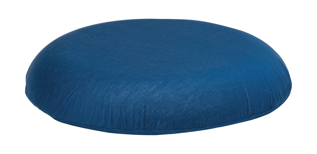 [44.2010M] Coussin bouée rond - 44cm - marine - mousse viscoélastique