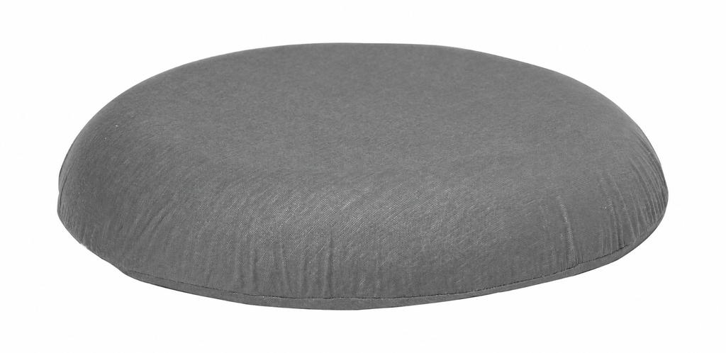 [44.2010G] Coussin bouée rond - 44cm - gris - mousse viscoélastique