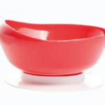 [CE02BOL05] Bol avec rebord- ventouse amovible - rouge