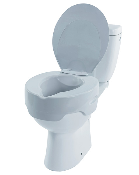 Toilettensitzerhöhung - Rehosoft - abnehmbar - mit Deckel - Max. Gewicht 120kg - Höhe 10cm