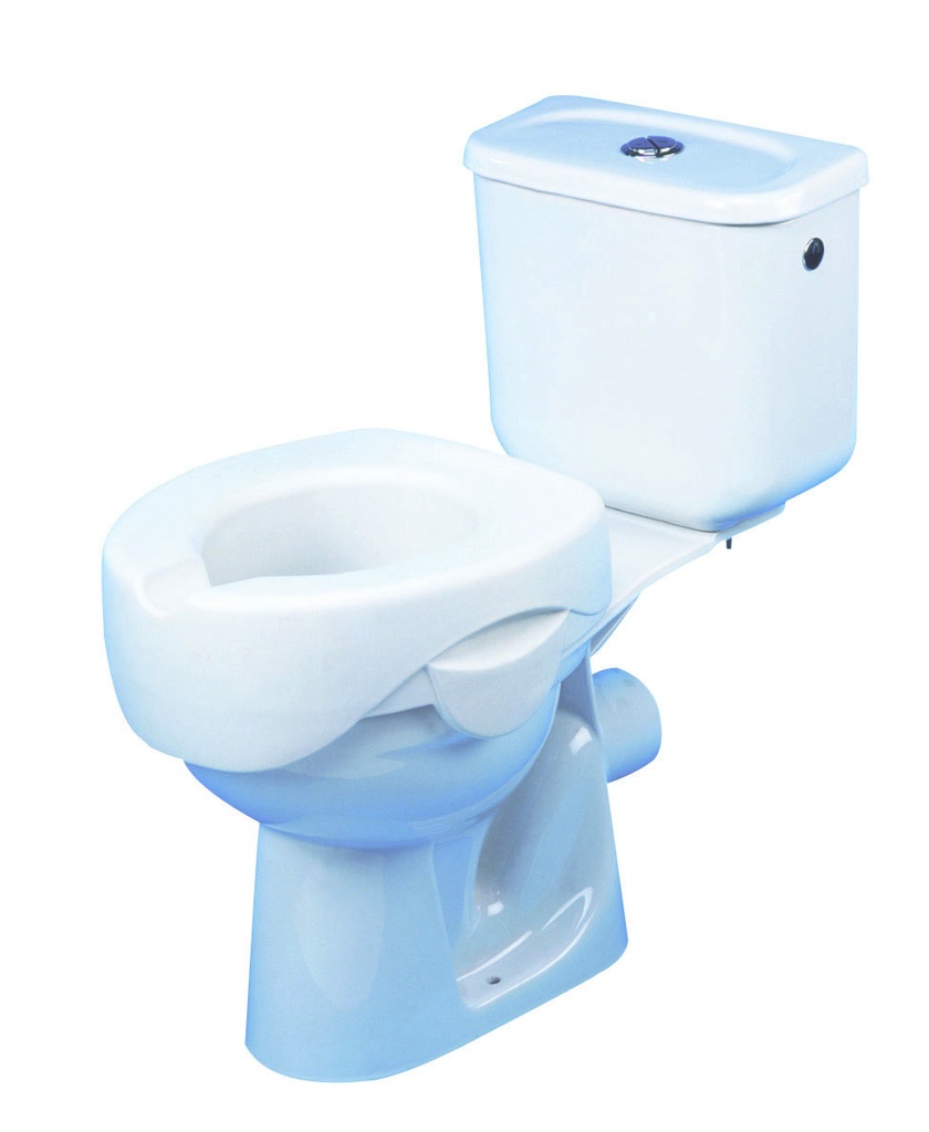 Toilettensitzerhöhung - Rehosoft - abnehmbar - ohne Deckel - Max. Gewicht 120kg - Höhe 10cm