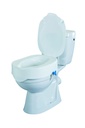 Toilettensitzerhöhung - Rehotec PhTc - abnehmbar - mit Deckel - Max. Gewicht 180kg - weiss - Höhe 15cm