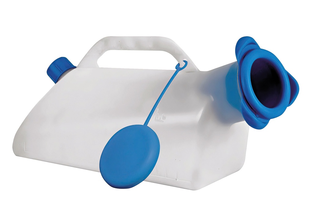 Urinflasche - Urolis - mit Rückflusssicherung - Männer - 1.5L