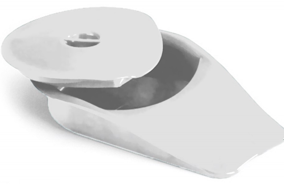 Bassin confort - PHT - Polymère - blanc - avec couvercle