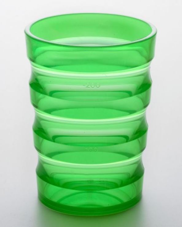 Gobelet - Rika Plast  - à rainures - Polymère - vert