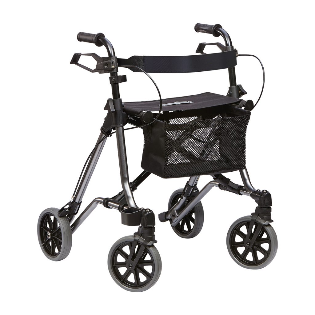 Rollator - Taima M Eco - 4 Räder - Stahl - faltbar - anthrazit