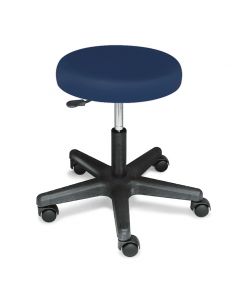 Rollhocker - - placet diamètre 38,5 cm  - dunkel blau - einstellbar 45-59cm