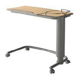 Beistelltisch - Conforlence - Höhe einstellbar - manuell - Eiche Lindberg - 2 Tabletts