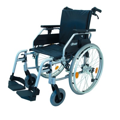 [1351.AA.22] Fauteuil roulant standard - Litec 2G Plus - Aluminium - 50cm - avec FTP - dossier fixe - 24" - Poids max. 125kg