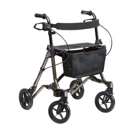 [1360.AA.45] Rollator - Taima M GT - 4 Räder - Aluminium - faltbar - Bronze