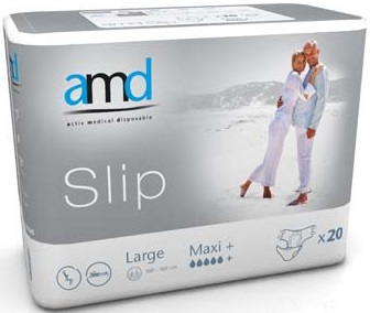 [1157.AA.42] Change complet - AMD - Slip - Maxi+ - Taille L - 20 unités - 11036100
