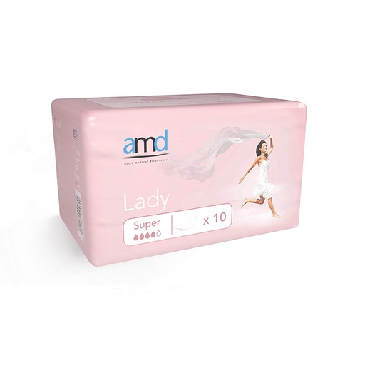 [1159.AA.13] Protection féminine - AMD - Lady - Super - 4 gouttes - 10 unités