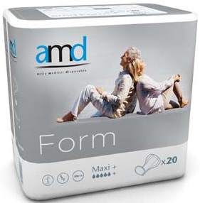 [1158.AA.17] Protection anatomique - AMD Form - Maxi+ - 5 gouttes - 20 unités - 15006100