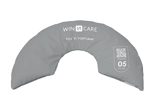 [1221.AB.82] Lagerungskissen – POZ IN FORM PLUS – Halbrund – 60 x 35 x T 10 cm – Bezug aus Lenzing