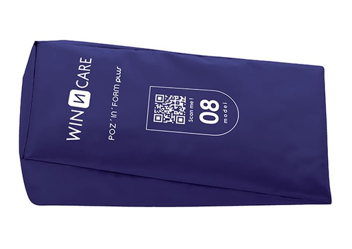 [1221.AC.18] Coussin de positionnement - CAREWAVE PLUS - Oblique - 40x20x9 cm - housse confort Lenzing