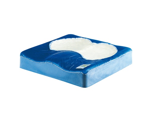 [1261.AA.19] Coussin de prévention d'escarres -  Duoform - moulé - 45x42x8cm - en gel viscoélastique