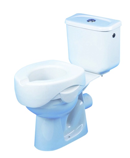 [1293.AA.01] Toilettensitzerhöhung - Rehosoft - abnehmbar - ohne Deckel - Max. Gewicht 120kg - Höhe 10cm