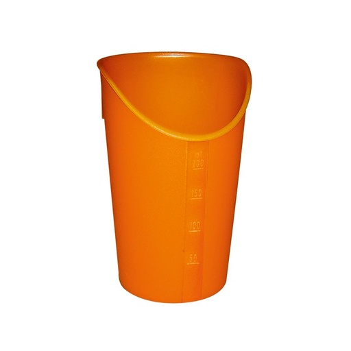 [1331.AA.12] Becher - MEG - Nasenausschnitt - Polypropylen - orange