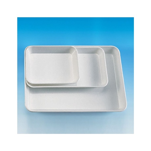 [1056.AA.10] Tablett - MEG - für Instrumente - Melamin - weiss - 29x16x3.5cm