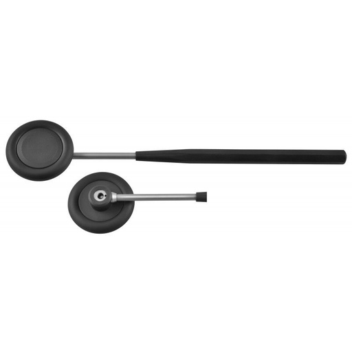 [1102.AA.02] Marteau réflexe - Babinsky noir - plastique et métal - Longueur 24cm