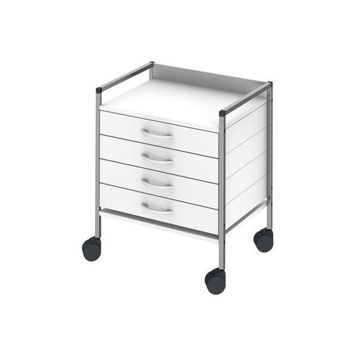 [1121.AA.09] Vielzweckwagen - Variocar Viva 45  - Aluminiumrahmen - 490x451x803mm - 4 Schubladen